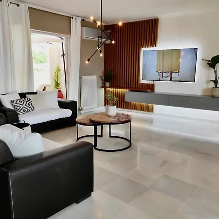 펜션 Big House In Rethymno, Close To The Beach, Forest *